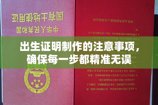 新密出生证明制作的注意事项，确保每一步都精准无误