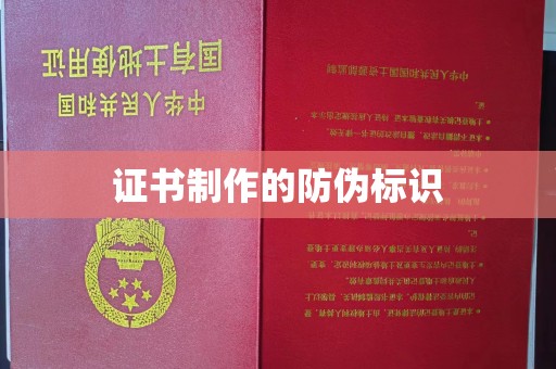 新密证书制作的防伪标识